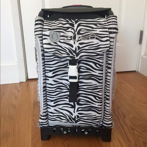 Zebra Print ZUCA Rolling Backpack